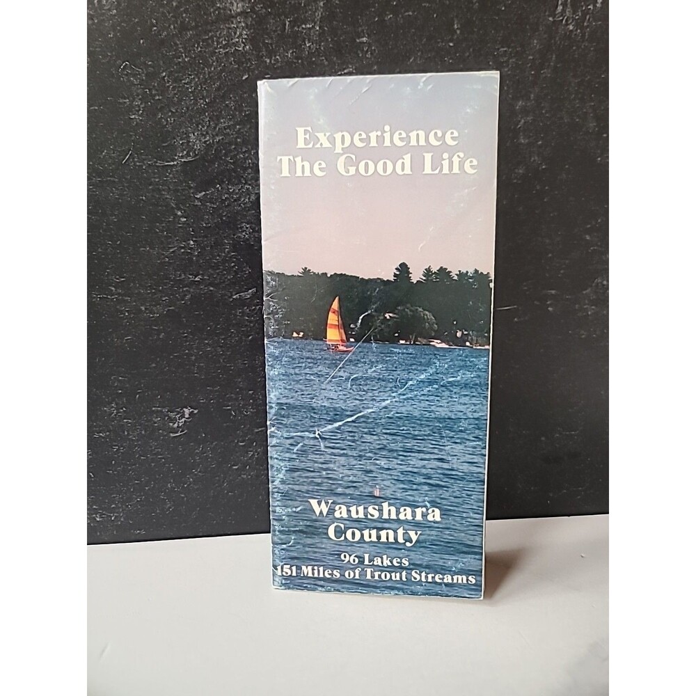 Experience The Good Life Waushara County Tourist Brochure Vintage